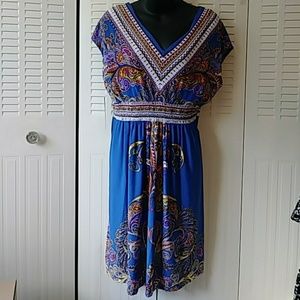 KIARA Paisley Dress NEW w/tags XLarge